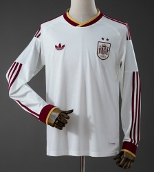 2026 Spain Away Long Sleeve 2 star Soccer Jersey